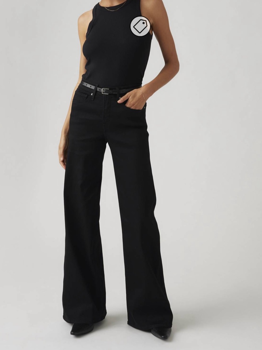 Levi’s 318 shaping jeans wide leg